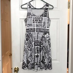 Black Milk - Daily Prophet Reversible Skater Dress